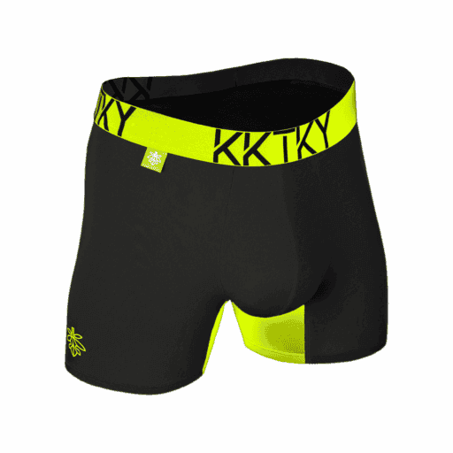 Alternative view of Pánské boxerky KKTKY Trunks Gabrielův paprsek Neonová žlutá