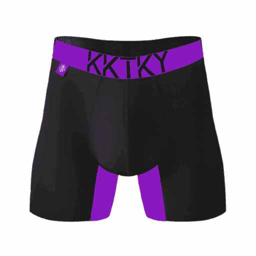 Pánske boxerky KKTKY Trunks Goliášove slivky Neónová fialová